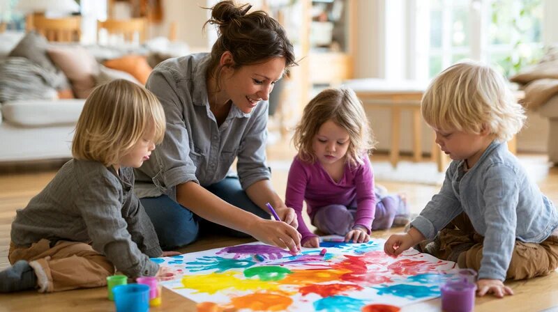 Weltkindertag 2026 – Kinderrechte in der Kindertagespflege (KI-generiert)